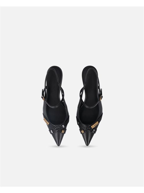 Slingback con cinturini e applicazioni gioiello PINKO | SD0489P003Z99